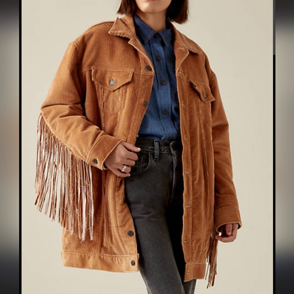 Levi's Corduroy Fringe Jacket